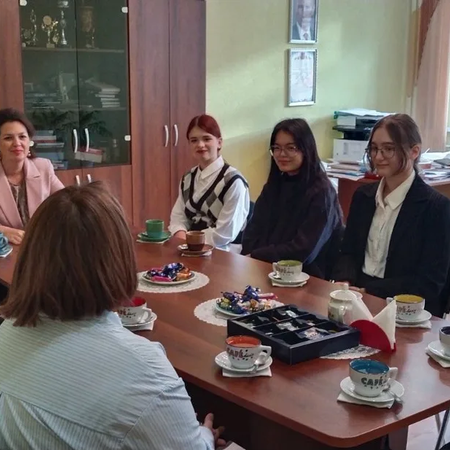 Первый в этом учебном году завтрак с директором