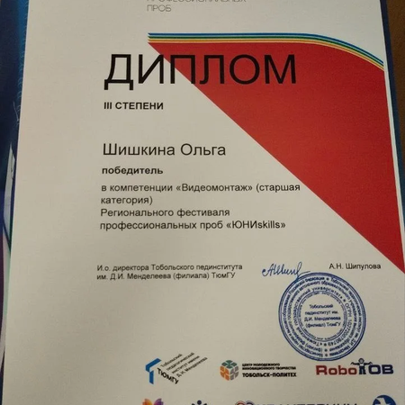 Призеры регионального фестиваля профессиональных проб   «ЮНИskills 2024»