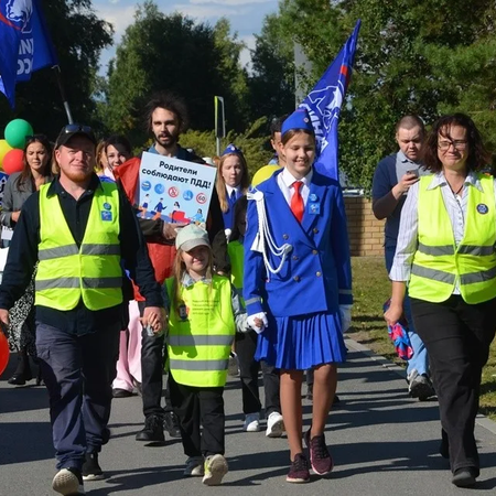 Участие отряда ЮИД в масштабной акции «В первый класс — по безопасной дороге!»