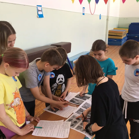 Первый этап соревнования "Безопасное колесо"