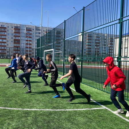 Занятия физкультурой на свежем воздухе