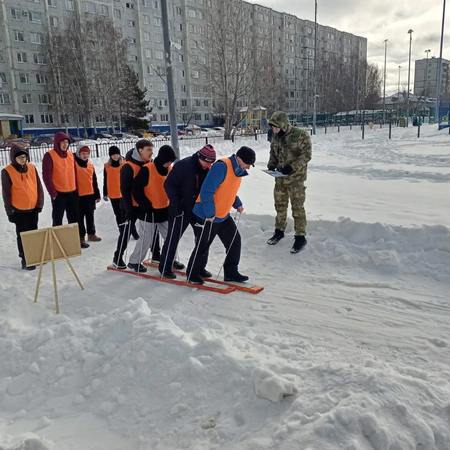 Участие в городской игре "Зарница"