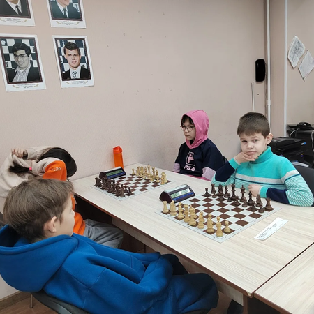 ПРизеры соревнований по шахматам