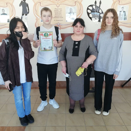 Поздравляем призеров городской интеллектуальной игры по биологии