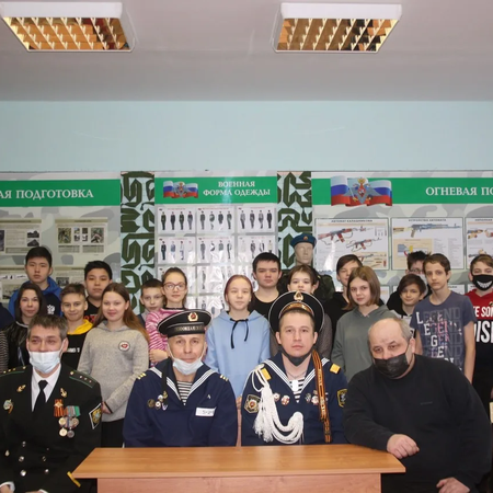 Встреча с ветеранами ВМФ