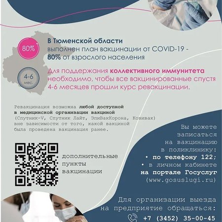 О вакцинации против коронавирусной инфекции