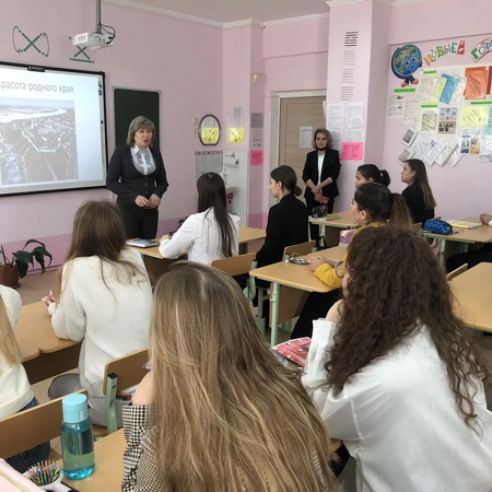 Встреча старшеклассников с к.п.н. Черкасовой И.И.