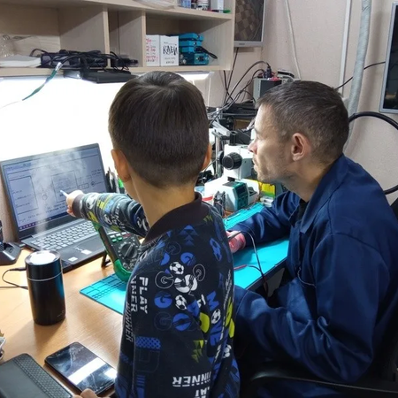 С папой в деле