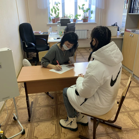 Выдача продуктовых наборов