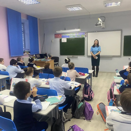 В преддверии Нового года в школе  прошла особенная встреча