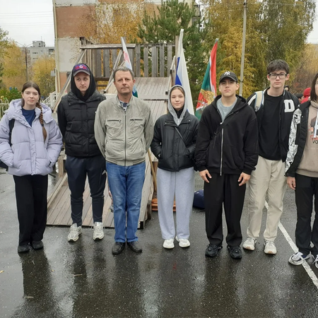 Участие в военно-спортивной игре "Граница"