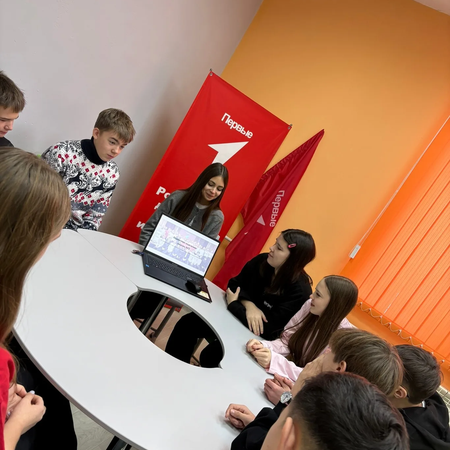 Встреча "Первых" с командой-напарником первичного отделения МАОУ СОШ №13