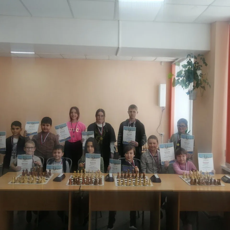 Призеры городского этапа "Белой ладьи"