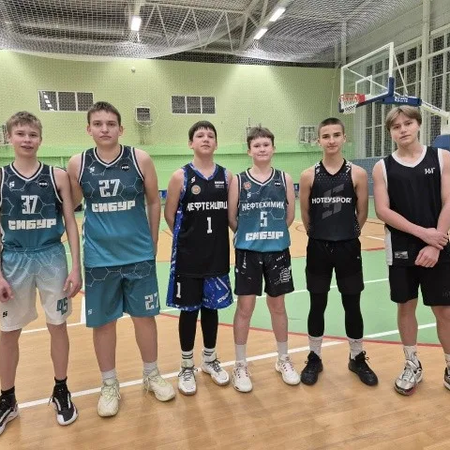 Призеры соревнований по баскетболу в зачет Спартакиады учащихся общеобразовательных организаций города Тобольска